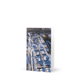 Snowy Bannerman Crossings | Greeting Card — 4″×6″