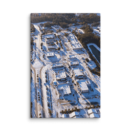 Snowy Bannerman Crossings | Canvas — 32″×48″