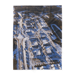 Snowy Bannerman Crossings | Blanket — 60″×80″
