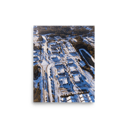 Snowy Bannerman Crossings | Poster — 8″×10″