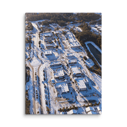 Snowy Bannerman Crossings | Canvas — 24″×32″