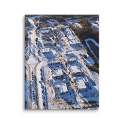 Snowy Bannerman Crossings | Canvas — 11″×14″