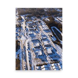 Snowy Bannerman Crossings | Poster — 18″×24″