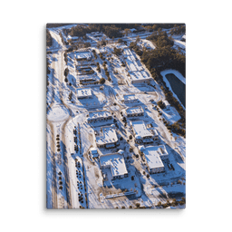 Snowy Bannerman Crossings | Canvas — 18″×24″