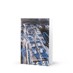 Snowy Bannerman Crossings | Greeting Card — 5″×7″